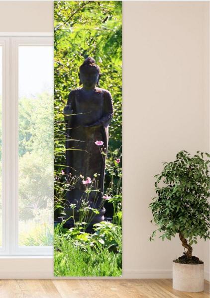 Flächenvorhang Stille, , Schiebevorhang, Schiebegardine, modern, 60 cm breit, 2,65 m hoc